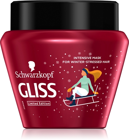 SchwarzkopfGliss Winter Repair maschera rigenerante intensa per capelli secchi, stanchi 300 ml