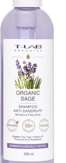 T-LAB OrganicsOrganic Sage Anti-Dandruff Shampoo shampoo antiforfora 250 ml