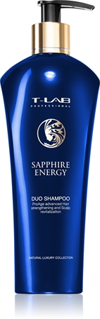 T-LAB ProfessionalSapphire Energy shampoo rinforzante e rivitalizzante per capelli stanchi senza luminosità 300 ml