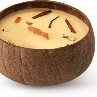 TropicandleApple & Cinnamon candela profumata con stoppino in legno 350 ml