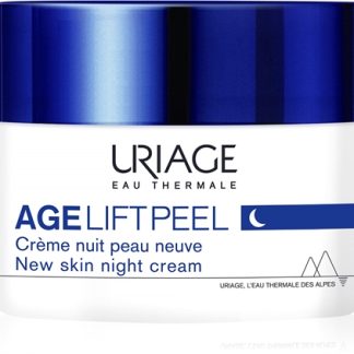 UriageAge Protect New Skin Night Cream crema notte antirughe con AHA Acids 50 ml