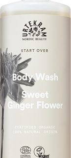 UrtekramSweet Ginger Flower gel doccia delicato con estratti di aloe vera e zenzero 500 ml