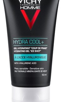 VichyHomme Hydra Cool+ gel idratante per il viso con effetto rinfrescante50 ml