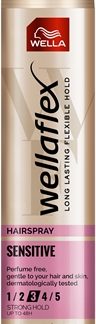 WellaWellaflex Sensitive lacca per capelli fissante a tenuta media senza profumazione 250 ml