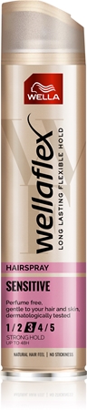 WellaWellaflex Sensitive lacca per capelli fissante a tenuta media senza profumazione 250 ml