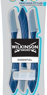 Wilkinson SwordEssential Precision Styler rasoio per sopracciglia per uomo 3 pz
