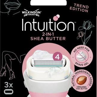 Wilkinson SwordIntuition 2in1 Shea Butter lame di ricambio 3 pz