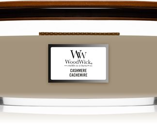 WoodwickCashmere candela profumata con stoppino in legno (hearthwick) 453,6 g
