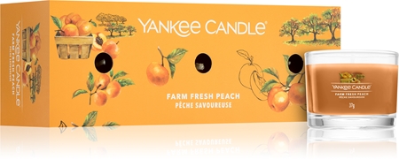 Yankee CandleFarm Fresh Peach confezione regalo Signature 1 pz