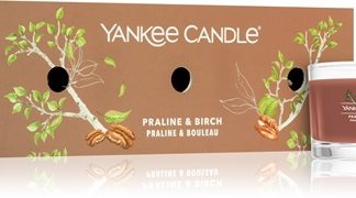Yankee CandlePraline & Birch confezione regalo 3x37 g