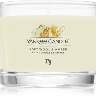 Yankee CandleSoft Wool & Amber candela votiva 37 g