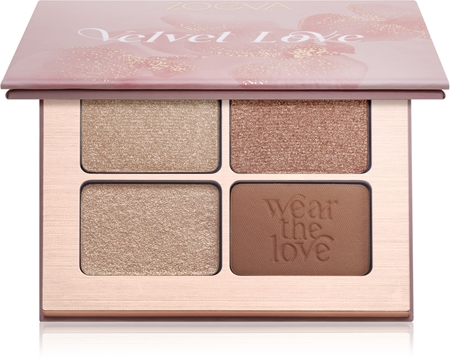 ZOEVAVelvet Love Eyeshadow Quad palette di ombretti