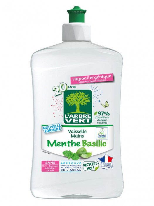 LARBRE VERT Geschirrspülmittel Minze & Basilikum Fl 500 ml