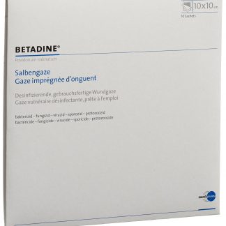 BETADINE Salbengaze 10x10cm 10 Sachets