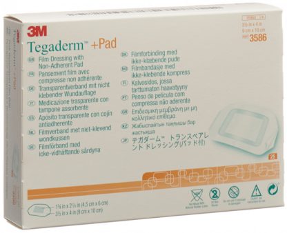 3M Tegaderm+Pad 9x10cm Wundkissen 4.5x6cm 25 Stück