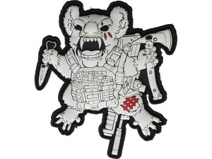 Halfbreed Blades GITD Drop Bear Morale Patch