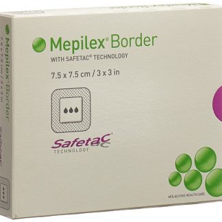 Mepilex Border Schaumverband 7.5x7.5cm Silikon 5 Stk