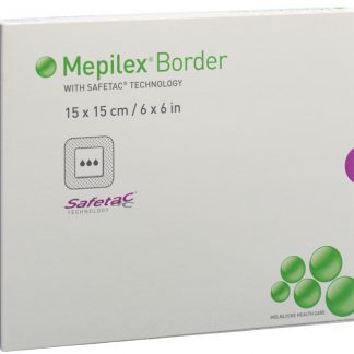 Mepilex Border Schaumverband 15x15cm Silikon 5 Stk