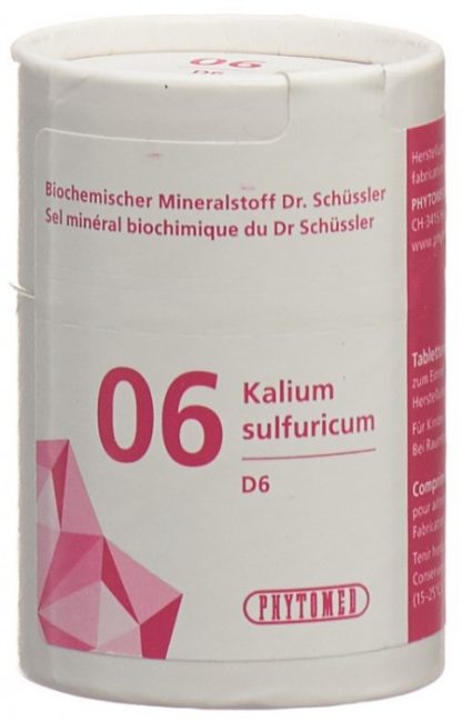 PHYTOMED SCHÜSSLER Nr6 Kalium sulfuricum Tabl D 6 50 g