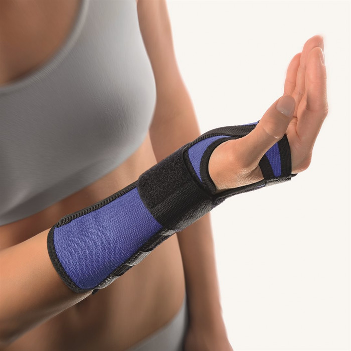 Bort Arm- und Handgelenkschiene XS -15cm links blau