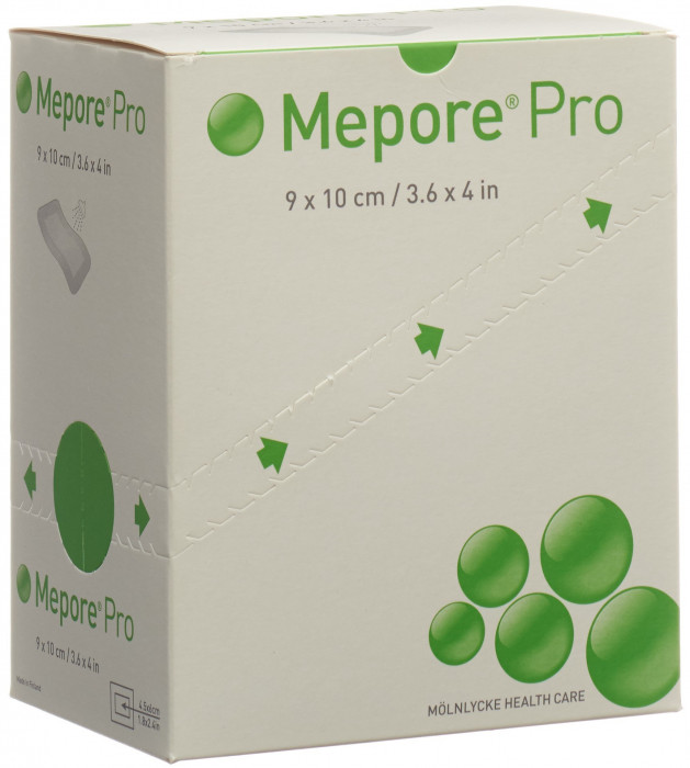 Mepore pro Wundverband 10x9cm Wundkisssen 6x5cm steril 40 Stk