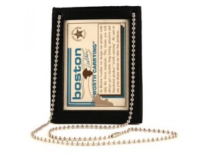Boston Leather ID Halter mit Halskette