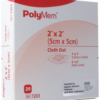 PolyMem Wundverband 5x5cm Adhesive vlies steril 20 Stk