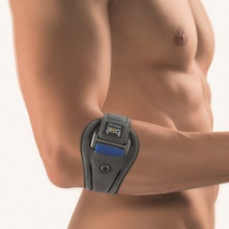 Bort EpiContur Epicondylitis Spange mit 2 Pelotten Gr2 grau