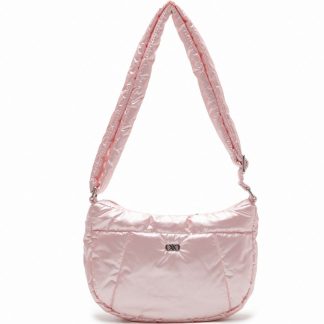 MINI GLAM PUFFY CROSSBODY BAG IN STARDUST
