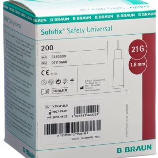SOLOFIX SAFETY Lanzette Unive 21 G x 1.8mm 200 Stk