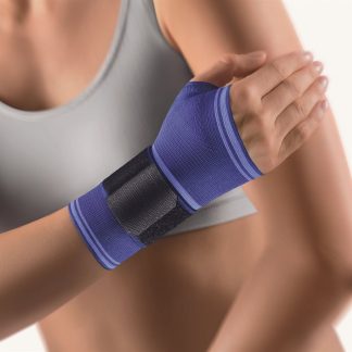 Bort Handgelenkstütze recht/links XS -13cm mit Bandage blau