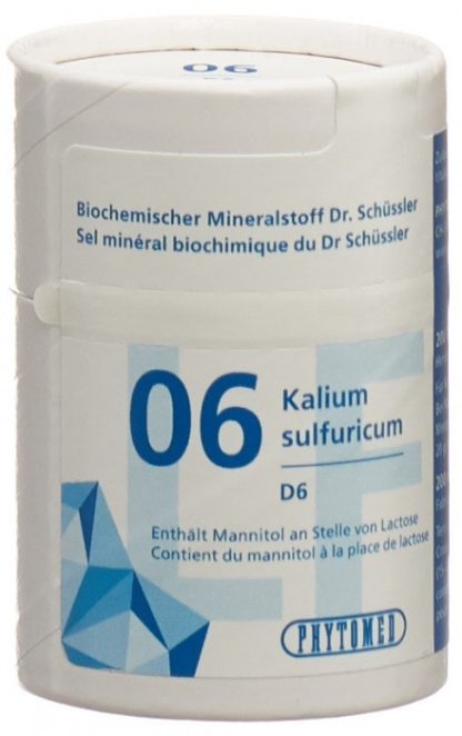PHYTOMED SCHÜSSLER Nr6 Tabl D 6 lactosefrei 200 Stk