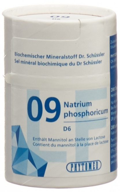 PHYTOMED SCHÜSSLER Nr9 Tabl D 6 lactosefrei 200 Stk