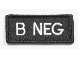 KHS X|TAC Blutgruppenpatch