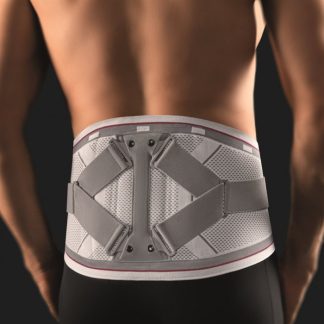Bort select Stabilo Rückenbandage Gr1 mit Pelotte silbergrau