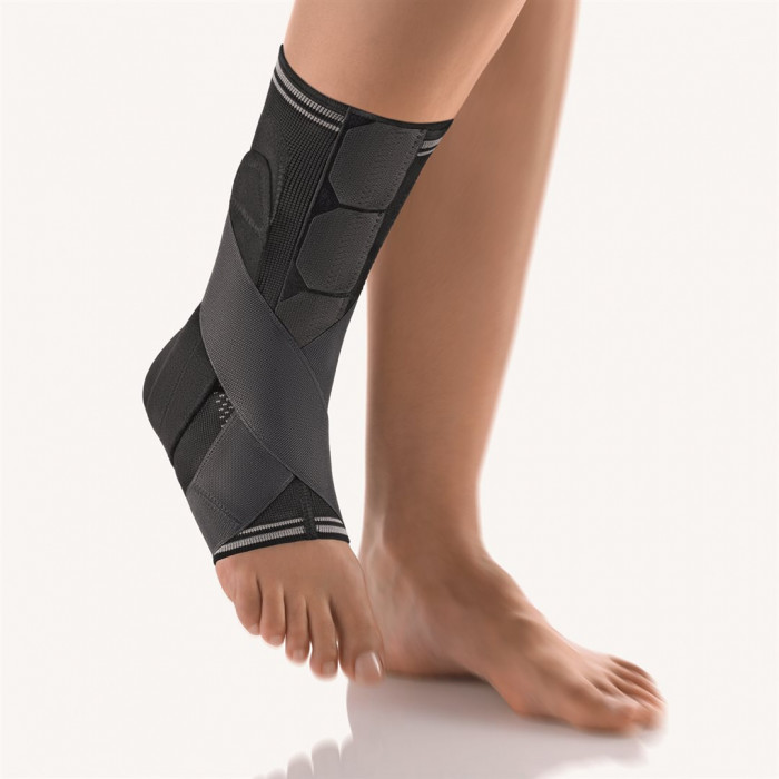 Bort Dynamische Fussheberbandage M lang links schwarz