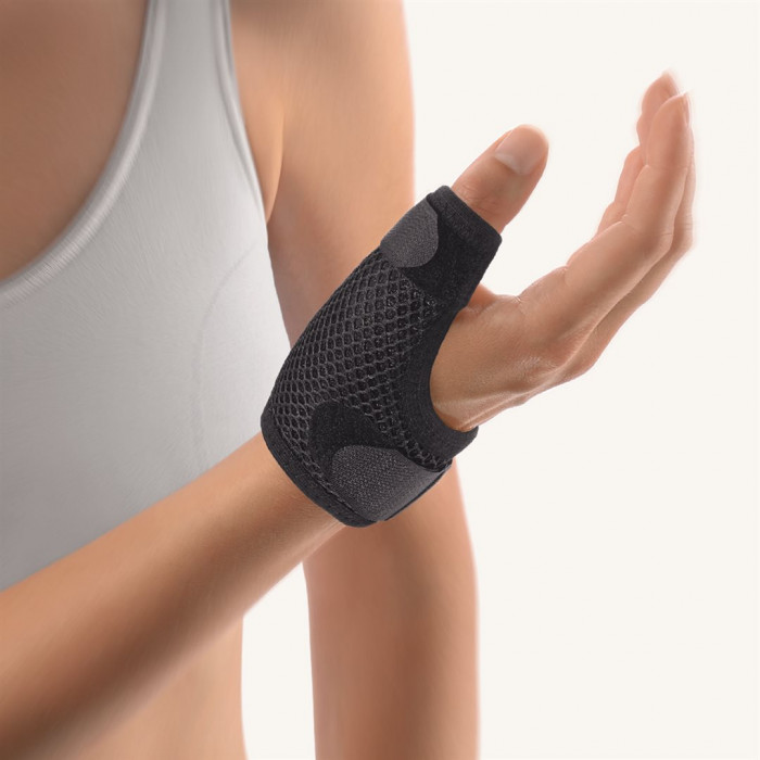 Bort SOFT Daumenschiene kurz L -21cm schwarz