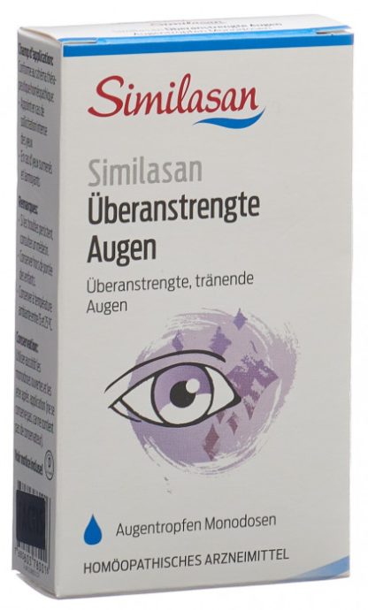Similasan Überanstrengte Augen Augentropfen Monodosen 20 × 0.4 ml