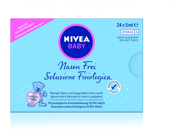 Nivea Baby Nasen Frei Lös 0.9 % 24 x 5 ml