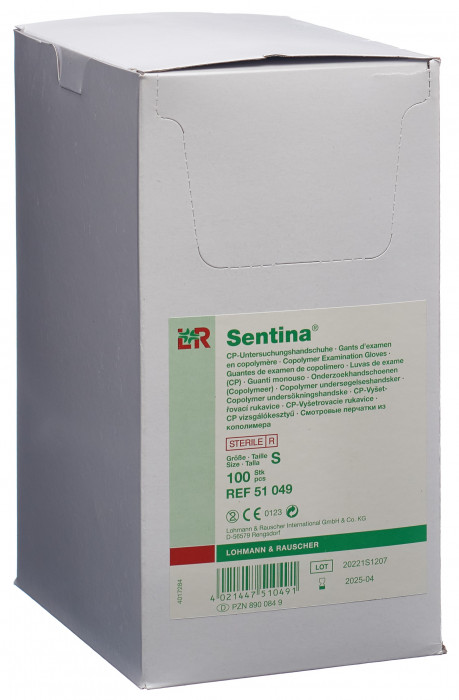 Sentina CP Untersuchungshandschuhe S steril Box 100 Stk x 3Stk