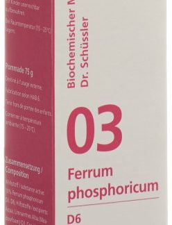 PHYTOMED SCHÜSSLER Nr3 Ferrum phosphoricum Salbe D 6 75 g