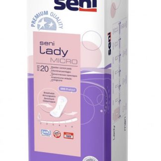 Seni Lady Micro Einlagen atmungsaktiv anatomisch 7x18.5cm 1 Tropf 20 Stk