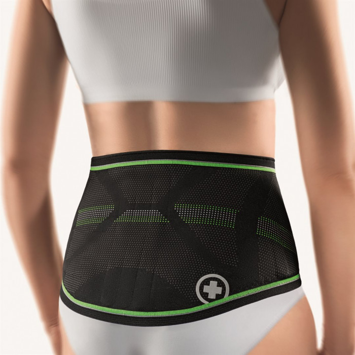 Bort StabiloBasic Sport Lady Rückenbandage Gr5 schwarz/grün