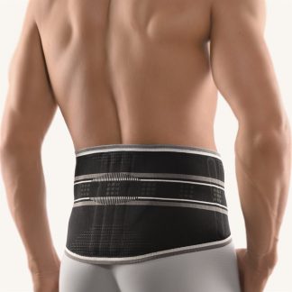 Bort StabiloBasic Rückenbandage mit Pelotte Gr3 schwarz