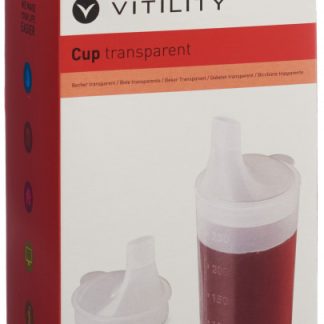 Vitility Becher transparent