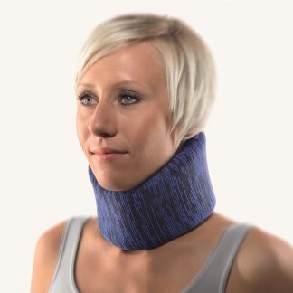 Bort Cervicalstütze Eco 5.5cm/-45cm blau/schwarz