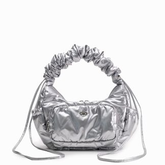 GLAM POCKET BAG IN CHROME