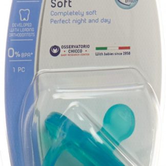 Chicco Physiologischer Beruhigungssauger GOMMOTTO BLUE Silikon mini 0-6m DE/FR
