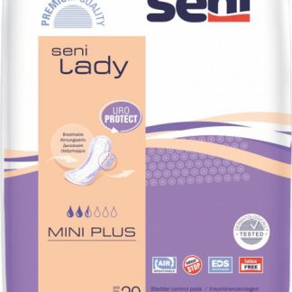 ni Lady Mini Plus Einlagen atmungsaktiv anatomisch 10x25.5cm 2.5 Tropfen 20 Stk