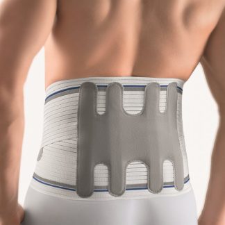 Bort LumboXpress Rückenbandage 4 mit Doppelverschluss silber